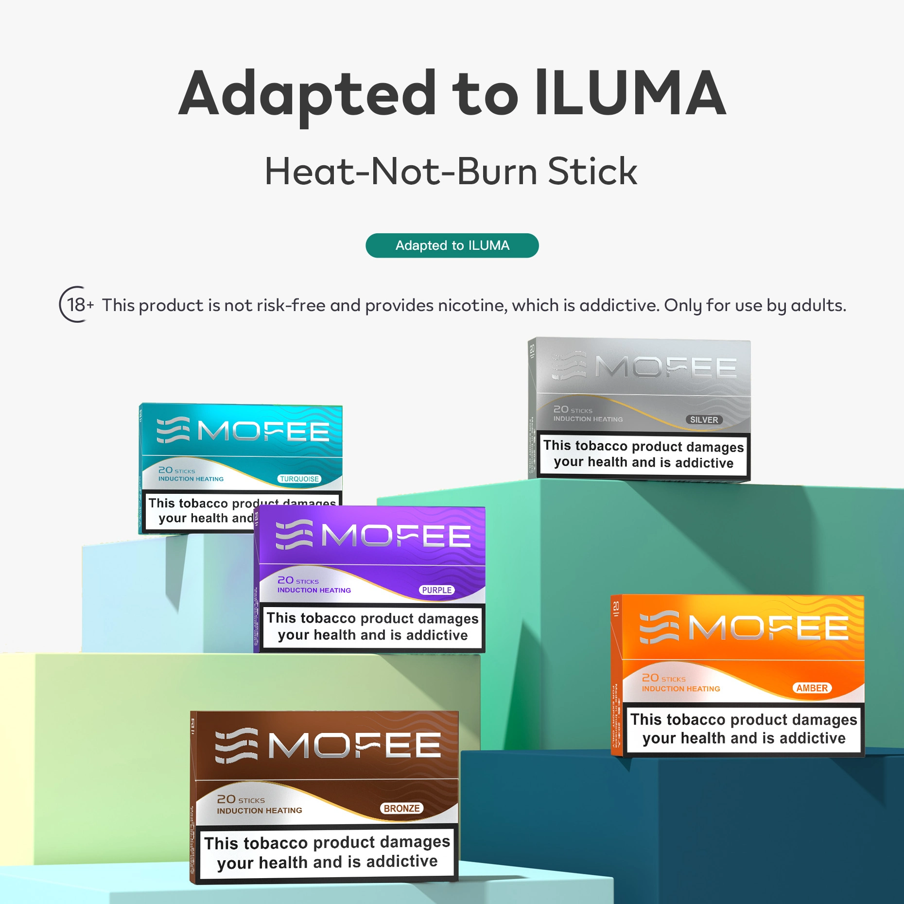 MOFEE heatsticks for IQOS iluma device perfectly compatible