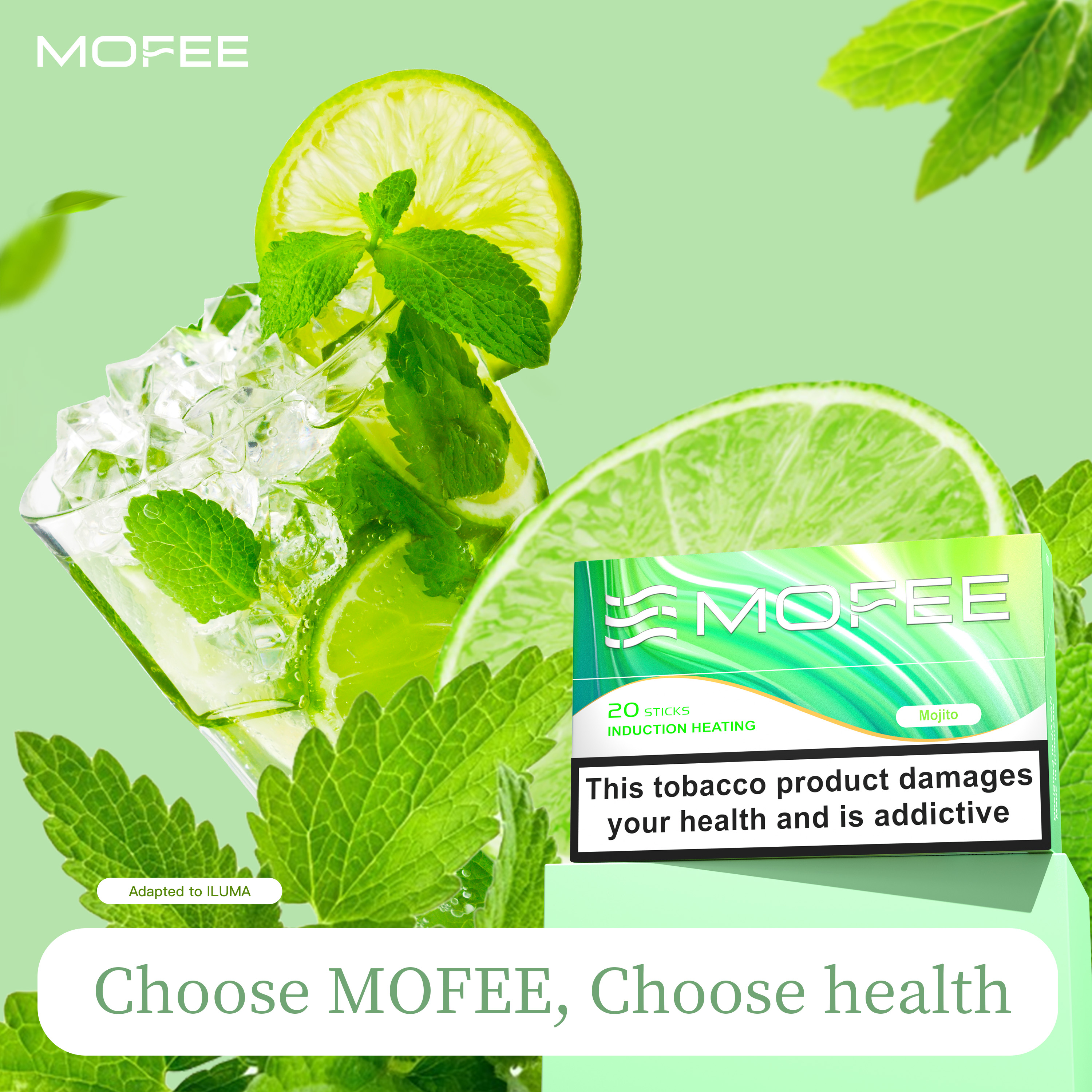 MOFEE heatsticks for IQOS iluma device perfectly compatible