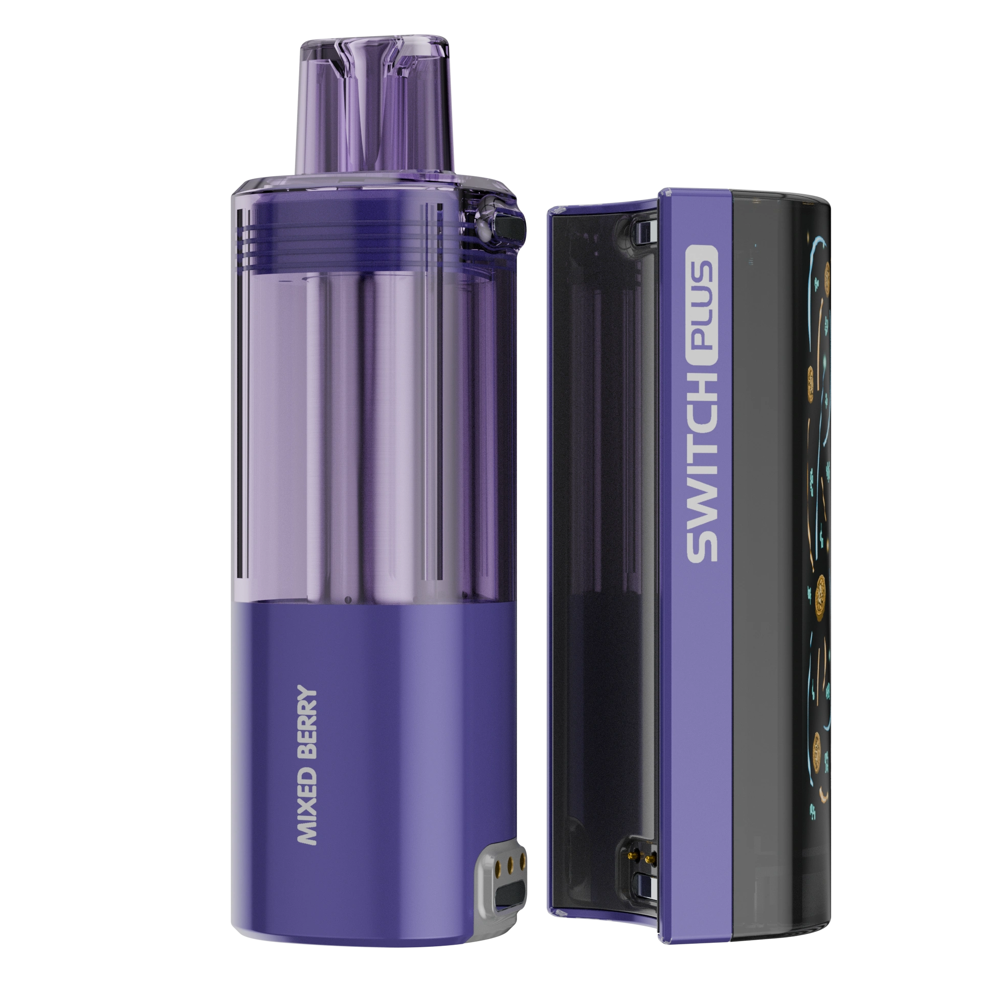 vapeMons Switch Plus – 30,000 Puffs, 5% Nicotine, Dual Mesh Coil, Rechargeable, Replaceable Battery