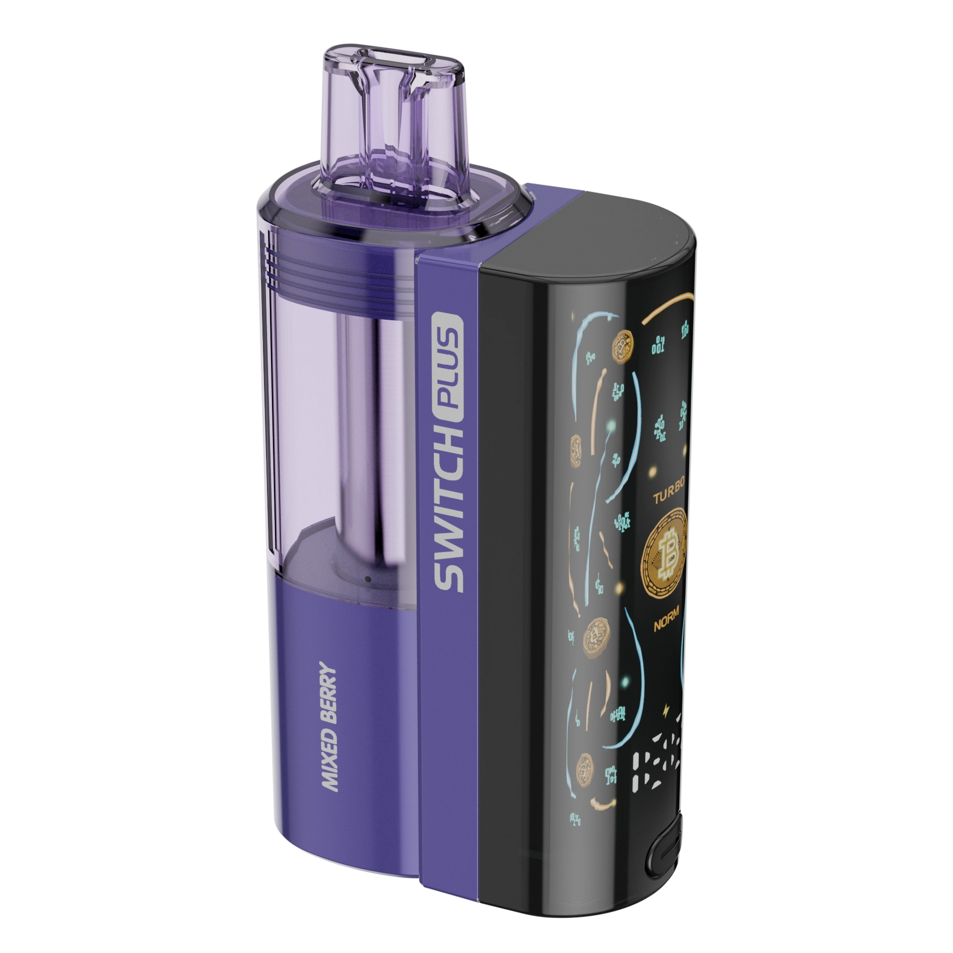 vapeMons Switch Plus – 30,000 Puffs, 5% Nicotine, Dual Mesh Coil, Rechargeable, Replaceable Battery