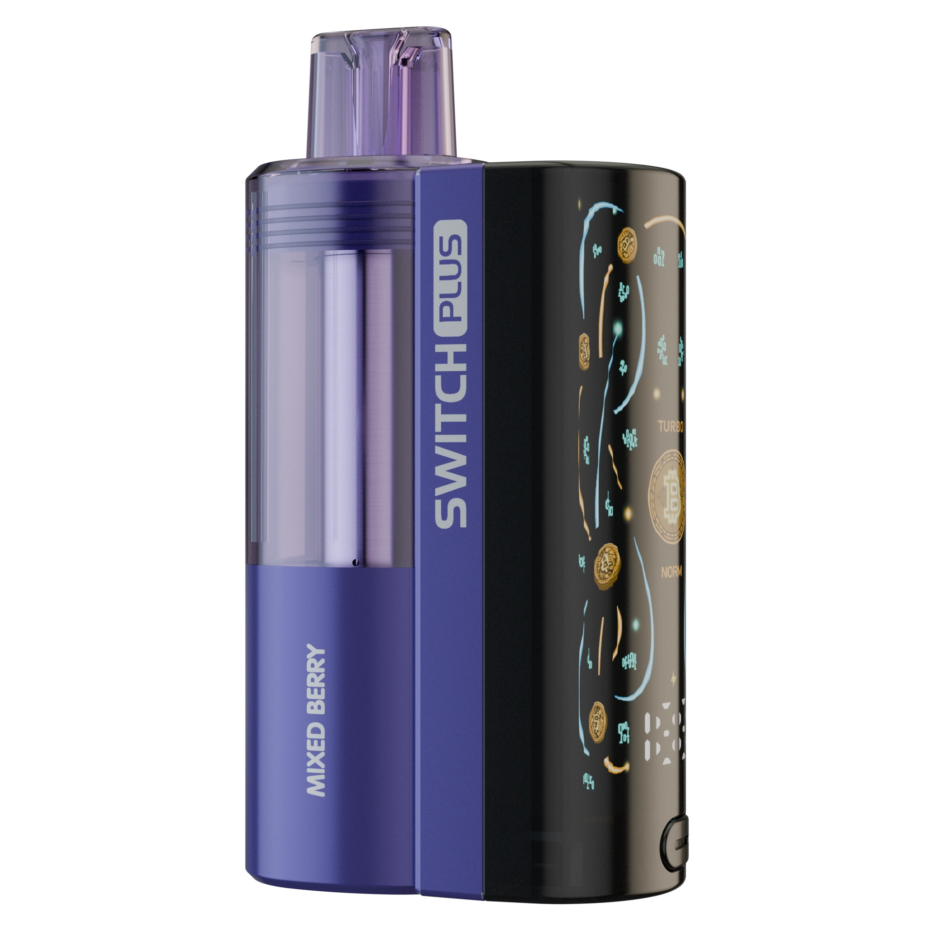 vapeMons Switch Plus – 30,000 Puffs, 5% Nicotine, Dual Mesh Coil, Rechargeable, Replaceable Battery